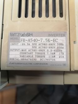 Falownik Mitsubishi FR-A540-7.5K-EC - jak podłączyć?