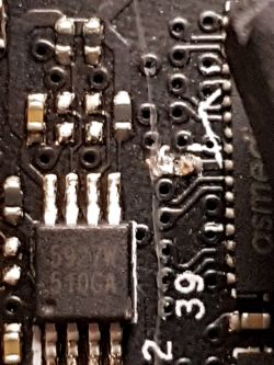 Asus rampage V extreme - Uszkodzenie mechaniczne plyty
