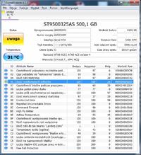 Seagate st9500325AS - Prośba o analizę wyników z CrystalDisk Seagate st9500325AS - Prośba o analizę wyników z CrystalDisk