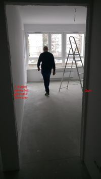 Za wąska ściana dla listwy maskującej ościeżnice w drzwiach wewnętrznych Za wąska ściana dla listwy maskującej ościeżnice w drzwiach wewnętrznych
