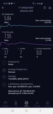 Wybór operatora LTE: T-mobile vs Orange, testy z Huawei B818