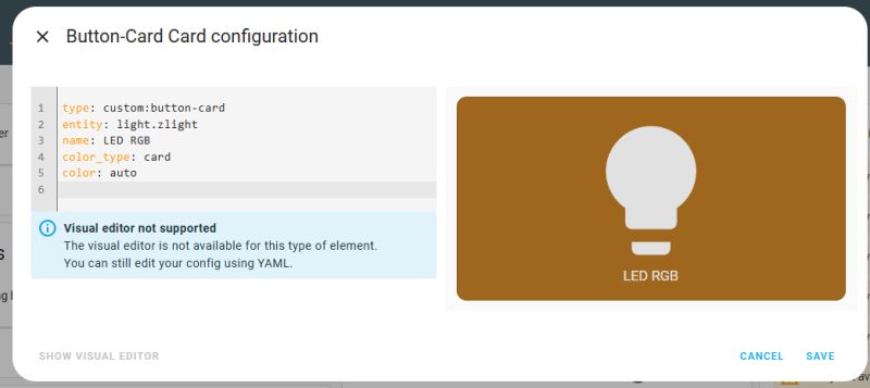 Home Assistant Community Store and Button-Card tutorial – custom buttons on the HA dashboard