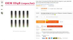 Czy alternatywne transpondery 48 działają z advanced code evo?