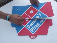 Samolot z pudełka po pizzy Samolot z pudełka po pizzy