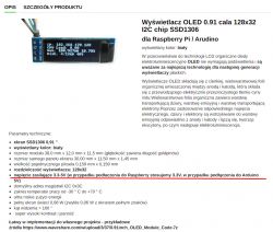 OLED display module 0.91 SSD1306 128x32 I2C - how to run with Arduino? How to connect?