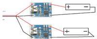 Ładowarka na modułach TP4056 Ładowarka na modułach TP4056