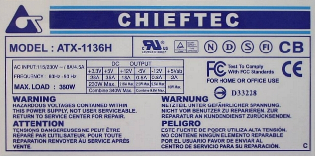 Chieftec ATX-1136H - przetwornica stan-by nie startuje po wymianie BUL216 i KSP2222A