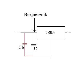Jak zaprojektować zasilacz symetryczny +5V/-5V z 7805 i 7905?