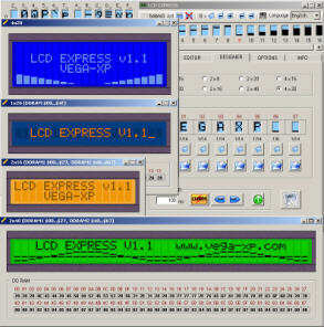 Edytor wizualny dla wyświetlaczy alfanumerycznych (HD44780)