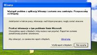 Winamp – błąd przy drugim uruchomieniu po instalacji, działa tylko za pierwszym razem
