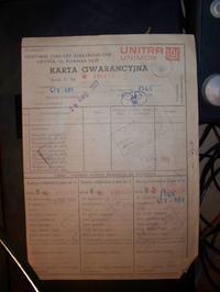 Reanimacja antycznej konsoli UNITRA GTV 881.