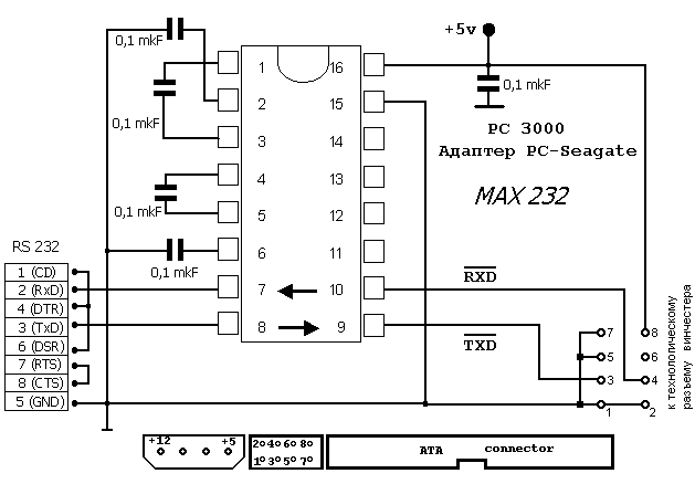 Sata usb контроллера схема