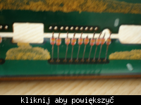 Yamaha PSR-500 diody na płytce XF656 TCMK-145HB