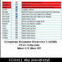 [Atmega32][BASCOM]Mikroprocesorowy zegar do auta [fusebit-y]