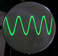 Lampowy mini oscyloskop-zabawka