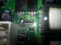 Przetwornica Xenon - mitsubishi W331A096-K uszkodzony tranzystor