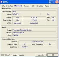 Karta WiFi PCI zawiesza komputer MSI KT4AV z Athlon XP 2700+ na Windows XP SP3