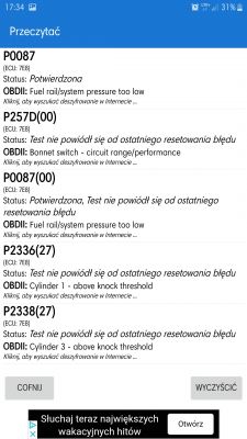 Mercedes W212 E200 2.0 benzyna 2013r. - gasnący silnik