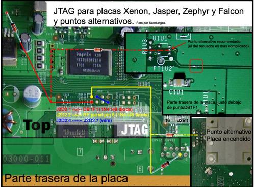 JTAG XBOX360 błąd bloku 01F w pamięci NAND