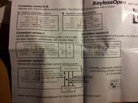 Peugeot 306 1998 - JOM keyless open współpraca z oryginalną centralką