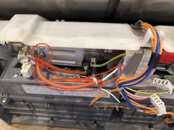 Electrolux EDH3897SDE - błąd E73, termistor NTC 50kΩ B3450 generatora pary