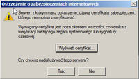 Microsoft Outlook 2010 wyswietla komunikat o certyfikacie Microsoft Outlook 2010 wyswietla komunikat o certyfikacie