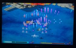 Minitest and interior presentation - retro M8 console/emulator with two pads, RetroArch