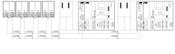 Jak podłączyć wtyczki Profibus między sterownikami ABB i modułami I/O?