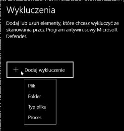 Jak zatrzymać usuwanie programu przez Defender w Win 10 22H2