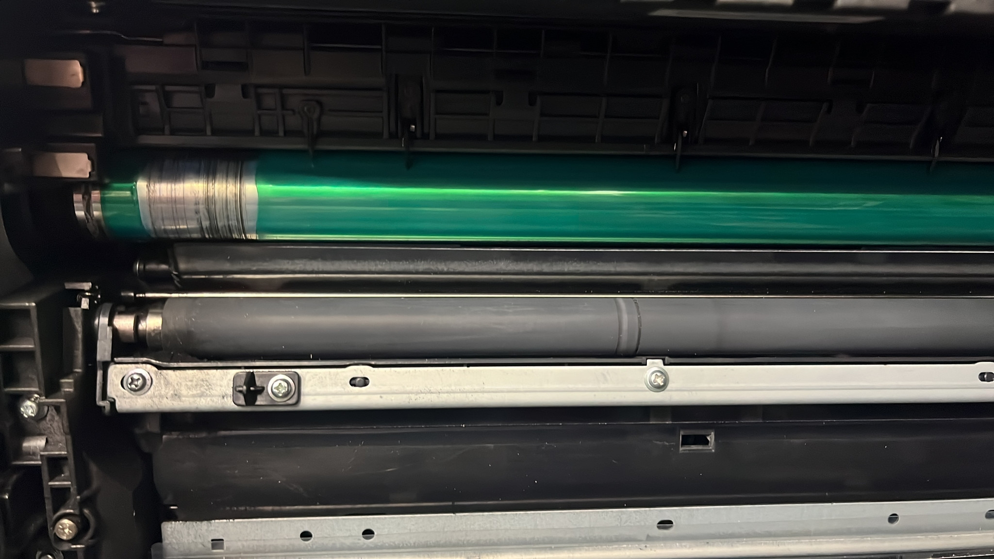 Bizhub 227 Wymiana transfer rollera, podejrzenie uszkodzenia bębna