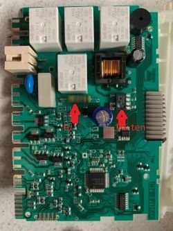 Bosch SRV55T43IU nie reaguje na włącznik - jak złożyć włącznik?