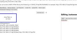 Screenshots displaying boot logs of a new IP camera, showing detailed system messages and Wi-Fi connection status.