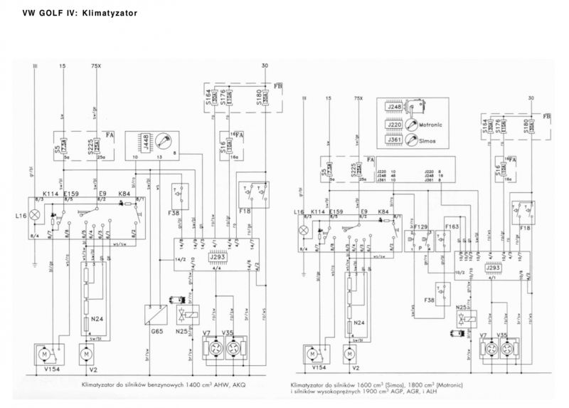 Skoda Octavia 1.4 MPI - Gdzie podłączyć klimatyzację do ECU Bosch ME7.5.10?