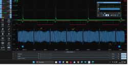 Wynik pomiarów oscyloskopowych czujników w samochodzie