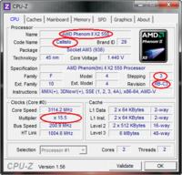 Overclocking Phenom II 550 BE