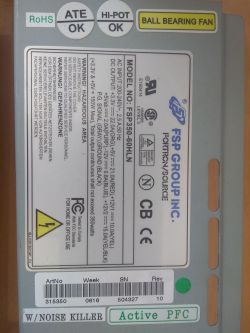 Fortron FSP350-60HLN - Naprawa spalonego zasilacza po przepięciach instalacji