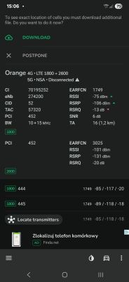 Dobór anteny i routera LTE do domu w Pniewo, Play – częste przełączanie pasm
