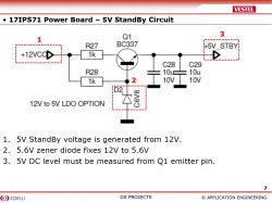 5V StandBy Circuit diagram on 17IPS71 board