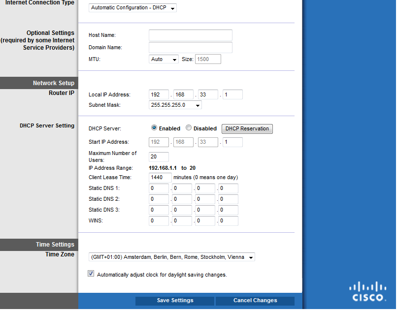 Настройка роутера cisco wrt120n