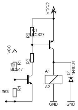 Controlling a 12V relay directly from a 5V MCU using a Zener diode and a PNP transistor