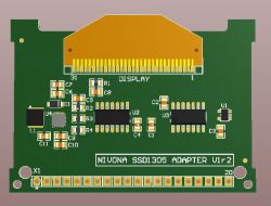 Bild der Platine NIVONA SSD1305 ADAPTER Version V1r2.