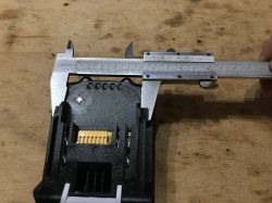 Design and printing of an adapter/cap for the Makita BL1830 18V battery pack