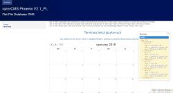 JS, PHP - terminarz Fullcalendar - nie wyświetla danych z tabeli w razorCMS