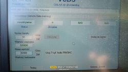 Zrzut ekranu programu VCDS z informacjami o immobilizerze i adaptacji.