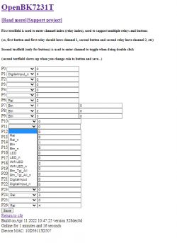 [BK7231T] My HTTP server, configurator, MQTT support from Home Assistant