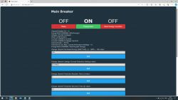 TOMPD-63-WIFI Automatic Breaker Settings Interface Screenshot of the TOMPD-63-WIFI automatic breaker interface showing settings.