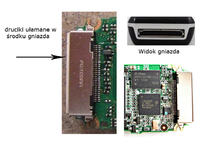 Sansa C240 - Uszkodzone gniazdo ładowania, druciki