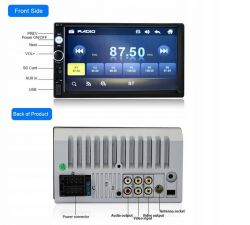 Radio 2DIN 7010b - brak wyjścia VIDEO do monitorów, zmiana PAL/NTSC bez efektu