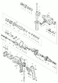Makita HR 2470 - Naprawa wyrobionego sprzęgła Makita HR 2470 - Naprawa wyrobionego sprzęgła