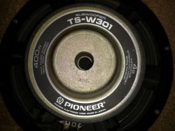Pioneer ts-w301 - Problem z doborem wzmacniacza do danego głośnika